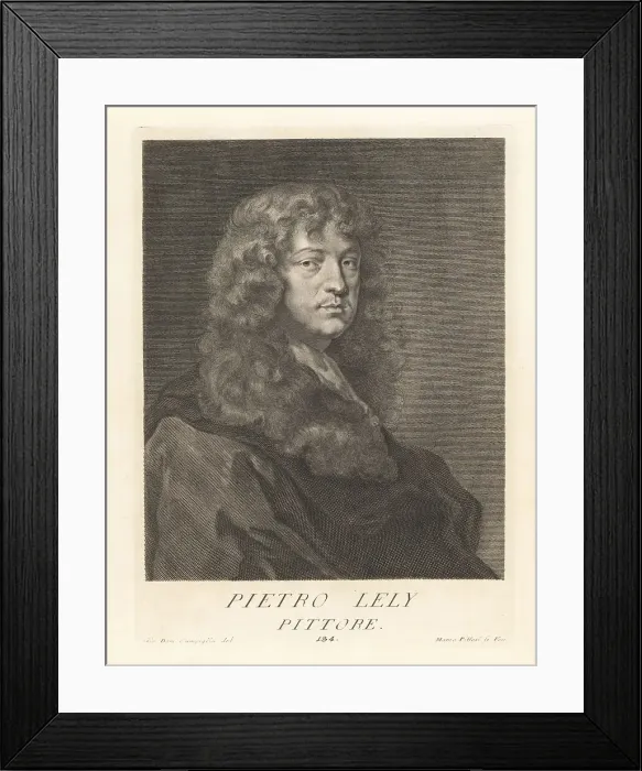 Framed Print : Sir Peter Lely, Dutch painter to the English court, 1618-1680 Framed Print : Sir Peter Lely, Dutch painter to the English court, 1618-1680