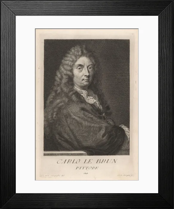 Framed Print : Charles Le Brun, French painter, 1619-1690 Framed Print : Charles Le Brun, French painter, 1619-1690