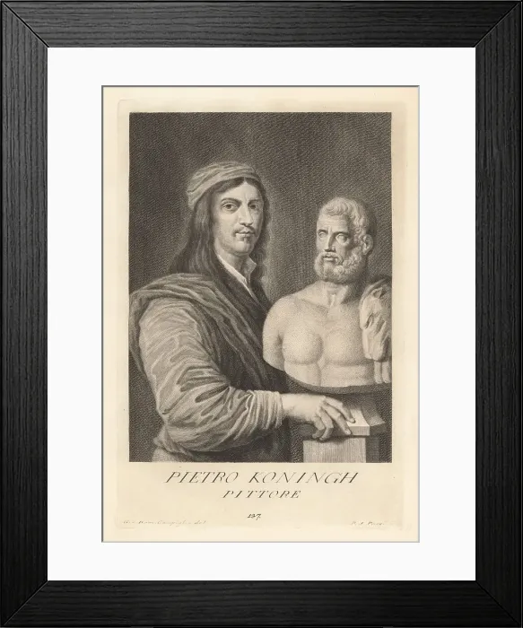 Framed Print : Philip de Koninck, Dutch landscape painter, 1619-1688 Framed Print : Philip de Koninck, Dutch landscape painter, 1619-1688