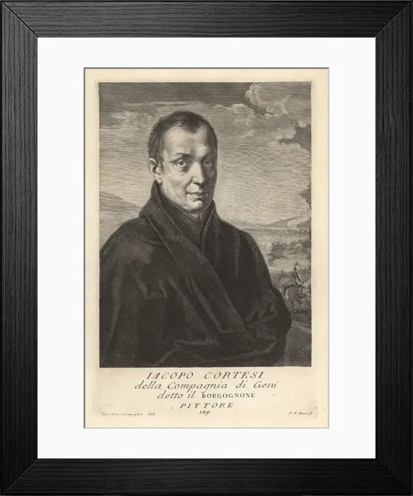 Framed Print : Jacques Courtois, Franche-Comtois-Italian painter, 1621-1676 Framed Print : Jacques Courtois, Franche-Comtois-Italian painter, 1621-1676