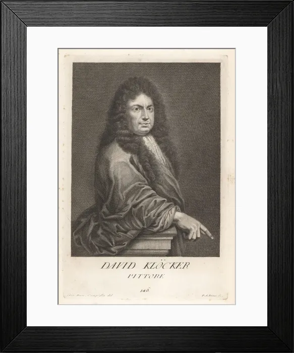 Framed Print : David Klöcker, German artist, 1628-1698 Framed Print : David Klöcker, German artist, 1628-1698