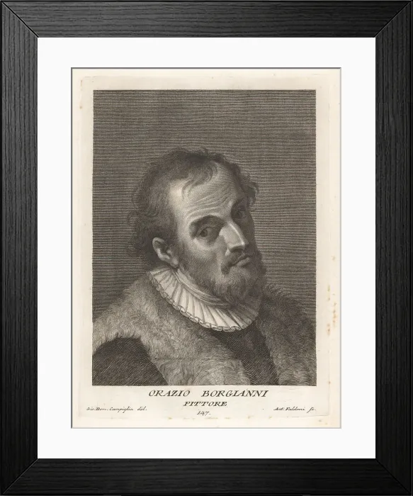 Framed Print : Orazio Borgianni, Italian painter and etcher, 1574-1616 Framed Print : Orazio Borgianni, Italian painter and etcher, 1574-1616