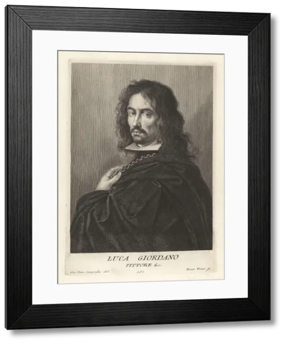 Framed Print : Luca Giordano, Italian painter and printmaker, 1634-1705 Framed Print : Luca Giordano, Italian painter and printmaker, 1634-1705