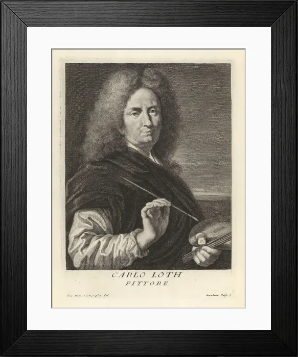 Framed Print : Johann Carl Loth, German Baroque painter, 1632-1698 Framed Print : Johann Carl Loth, German Baroque painter, 1632-1698