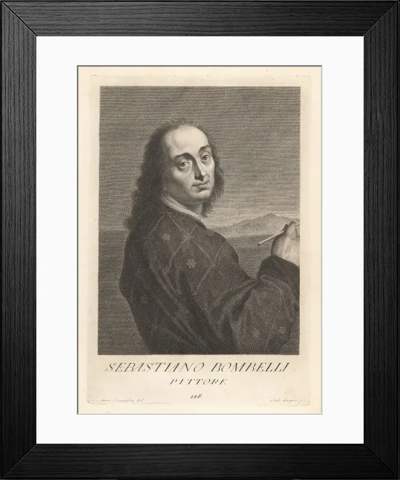 Framed Print : Sebastiano Bombelli, Italian painter, 1635-1719 Framed Print : Sebastiano Bombelli, Italian painter, 1635-1719