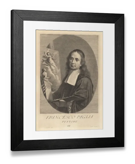 Framed Print : Francesco Paglia, Italian painter, 1636-1713 Framed Print : Francesco Paglia, Italian painter, 1636-1713