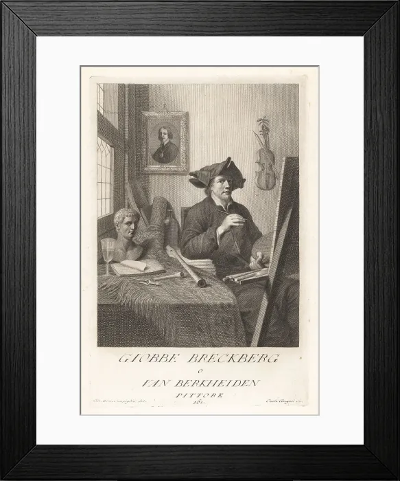 Framed Print : Job Adriaenszoon Berckheyde, Dutch artist, 1630-1693 Framed Print : Job Adriaenszoon Berckheyde, Dutch artist, 1630-1693