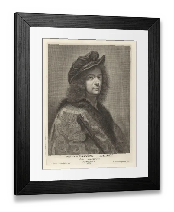 Framed Print : Giovanni Battista Gaulli, Italian artist, 1639-1709 Framed Print : Giovanni Battista Gaulli, Italian artist, 1639-1709