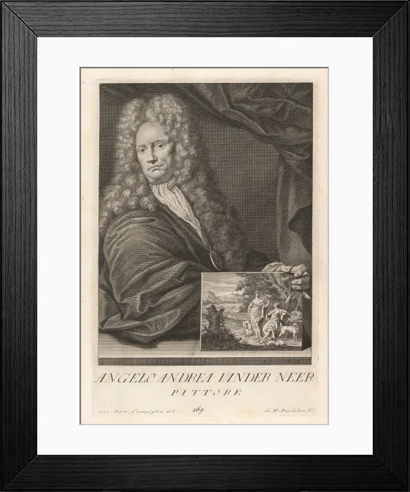 Framed Print : Eglon van der Neer, Dutch painter, c.1635-1703 Framed Print : Eglon van der Neer, Dutch painter, c.1635-1703