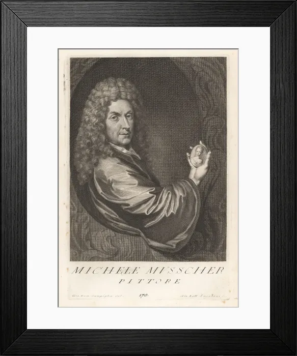 Framed Print : Michiel van Musscher, Dutch Golden Age painter, 1645-1705 Framed Print : Michiel van Musscher, Dutch Golden Age painter, 1645-1705