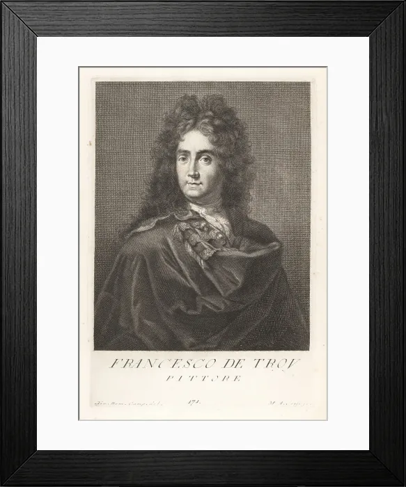 Framed Print : Francois de Troy, French painter and engraver, 1645-1730 Framed Print : Francois de Troy, French painter and engraver, 1645-1730
