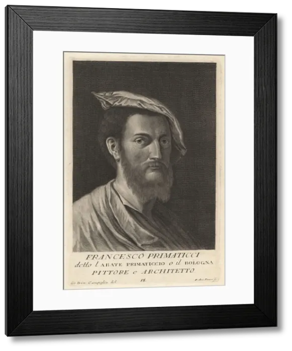 Framed Print : Francesco Primaticcio, Italian Mannerist painter, 1504-1570 Framed Print : Francesco Primaticcio, Italian Mannerist painter, 1504-1570