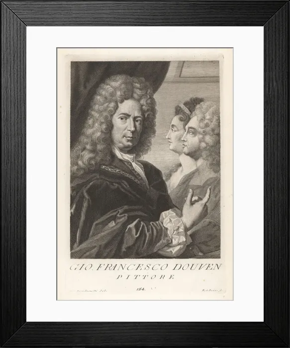 Framed Print : Jan Frans van Douven, Southern Netherlandish painter, 1656-1727 Framed Print : Jan Frans van Douven, Southern Netherlandish painter, 1656-1727