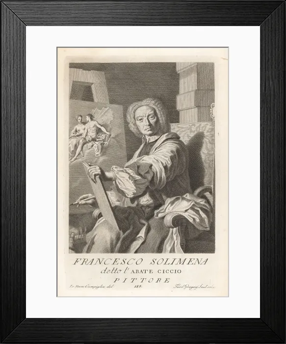 Framed Print : Francesco Solimena, Italian painter, 1657-1747 Framed Print : Francesco Solimena, Italian painter, 1657-1747