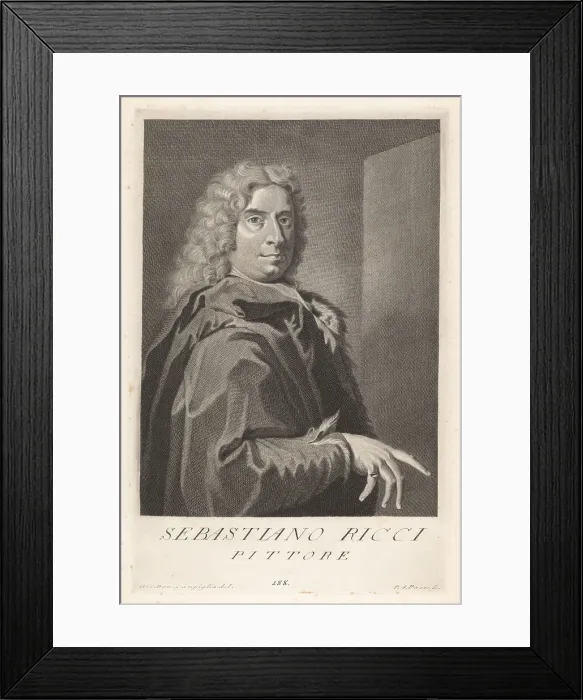 Framed Print : Sebastiano Ricci, Italian Baroque painter, 1659-1734 Framed Print : Sebastiano Ricci, Italian Baroque painter, 1659-1734