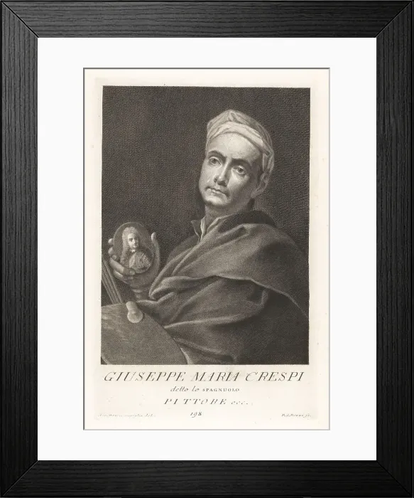 Framed Print : Giuseppe Maria Crespi, Italian painter, 1665-1747 Framed Print : Giuseppe Maria Crespi, Italian painter, 1665-1747