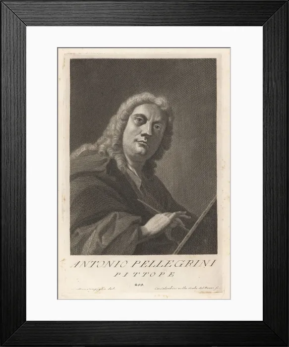 Framed Print : Giovanni Antonio Pellegrini, Venetian history painter, 1675-1741 Framed Print : Giovanni Antonio Pellegrini, Venetian history painter, 1675-1741