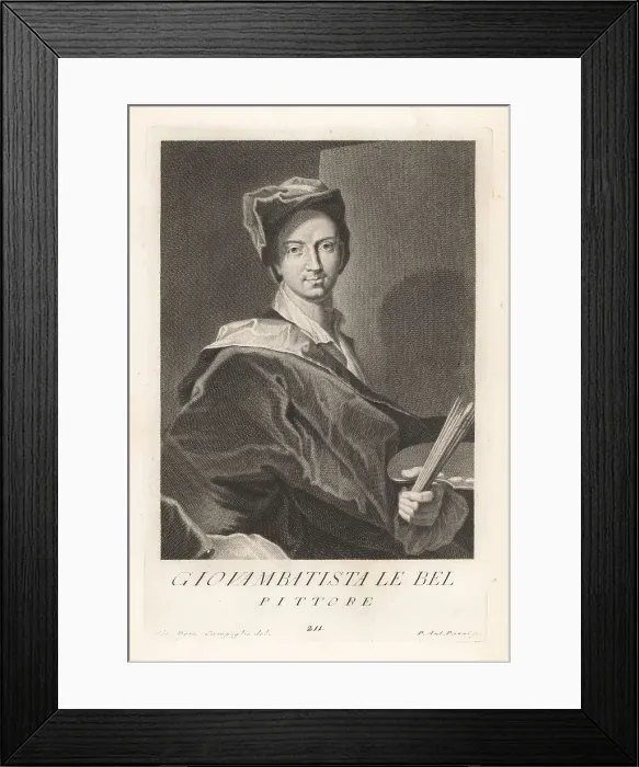 Framed Print : Jean-Baptiste Lebel, French painter of the 18th century Framed Print : Jean-Baptiste Lebel, French painter of the 18th century