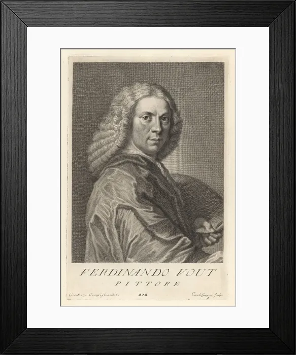 Framed Print : Jacob Ferdinand Voet, Flemish portrait painter, c.1639-1689 Framed Print : Jacob Ferdinand Voet, Flemish portrait painter, c.1639-1689
