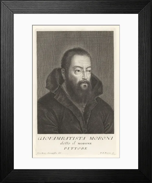 Framed Print : Giovanni Battista Moroni, Italian painter, c. 1520-1578 Framed Print : Giovanni Battista Moroni, Italian painter, c. 1520-1578