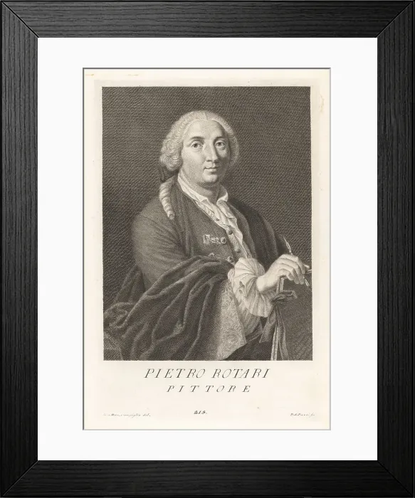 Framed Print : Pietro Rotari, Italian painter, 1707-1762 Framed Print : Pietro Rotari, Italian painter, 1707-1762
