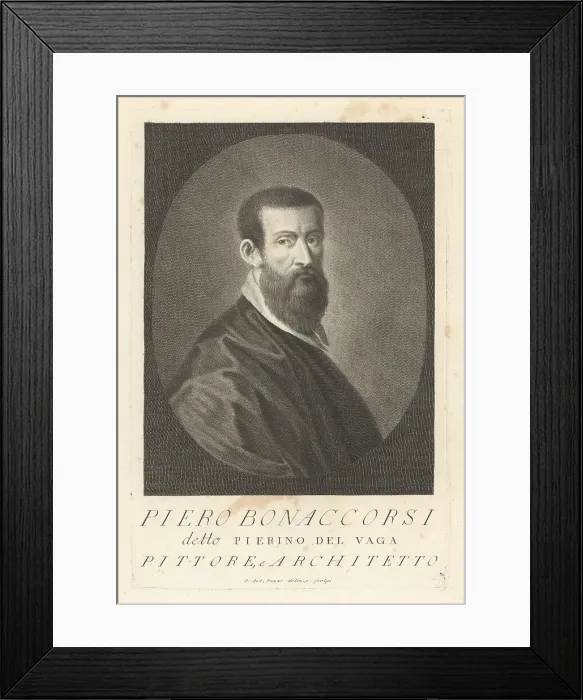 Framed Print : Perino del Vaga, Italian painter, 1501-1547 Framed Print : Perino del Vaga, Italian painter, 1501-1547