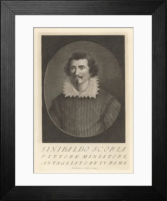 Framed Print : Sinibaldo Scorza, Italian painter and miniaturist, 1589-1631 Framed Print : Sinibaldo Scorza, Italian painter and miniaturist, 1589-1631