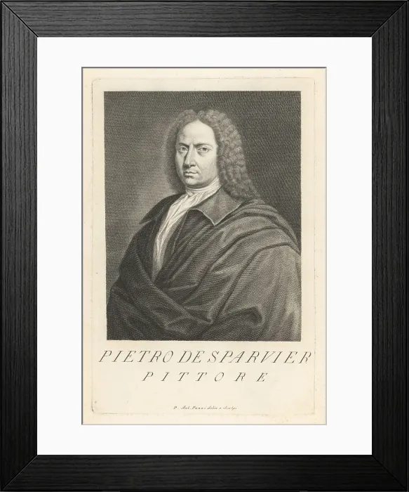 Framed Print : Pierre Esparvier, French painter, 1663-1731 Framed Print : Pierre Esparvier, French painter, 1663-1731