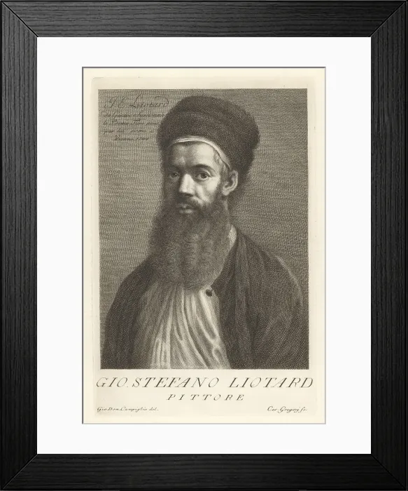 Framed Print : Jean-Étienne Liotard, French Huguenot painter, 1702-1789 Framed Print : Jean-Étienne Liotard, French Huguenot painter, 1702-1789