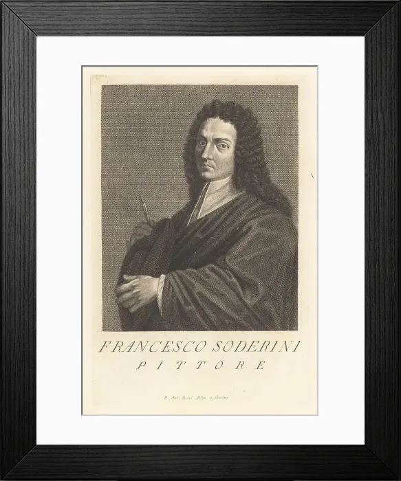 Framed Print : Francesco Soderini, Florentine painter, 1671-1736 Framed Print : Francesco Soderini, Florentine painter, 1671-1736