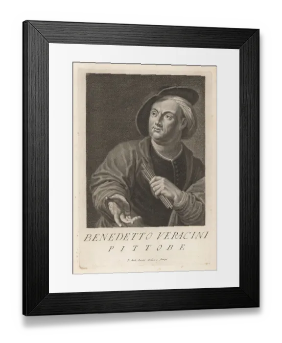 Framed Print : Benedetto Veracini, Italian painter, 1607-1690 Framed Print : Benedetto Veracini, Italian painter, 1607-1690