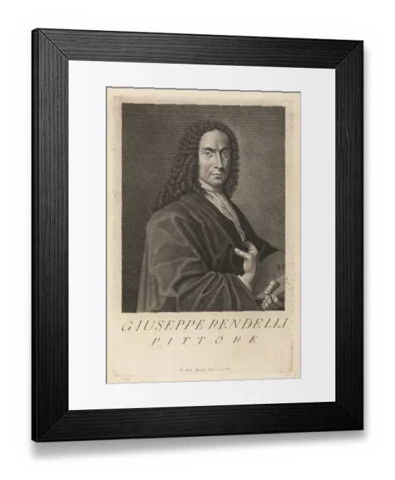 Framed Print : Giuseppe Rendelli, Italian painter, 1665-1745 Framed Print : Giuseppe Rendelli, Italian painter, 1665-1745