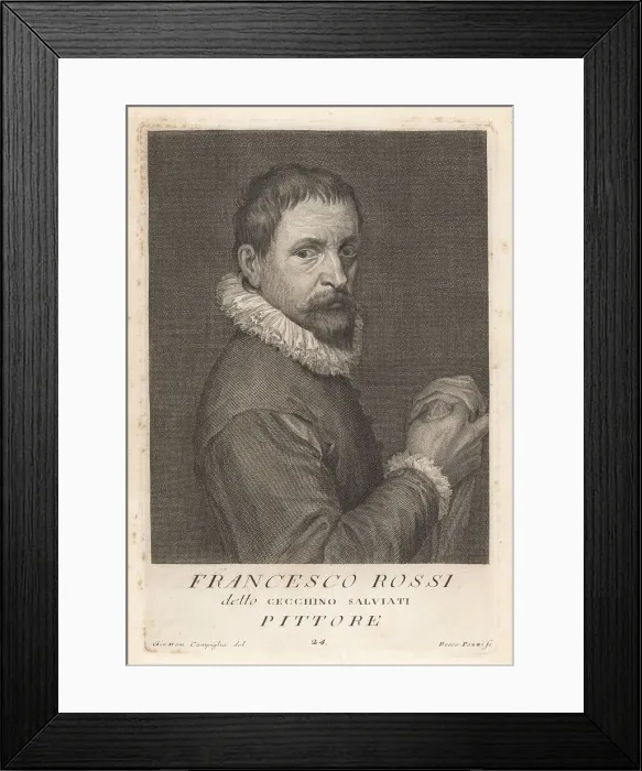 Framed Print : Francesco Dei Rossi, Italian Mannerist painter, 1510-1563 Framed Print : Francesco Dei Rossi, Italian Mannerist painter, 1510-1563