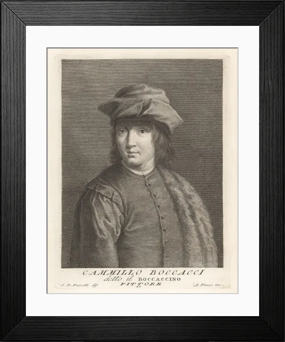 Framed Print : Camillo Boccacci, Italian Renaissance painter, 1511-1546 Framed Print : Camillo Boccacci, Italian Renaissance painter, 1511-1546