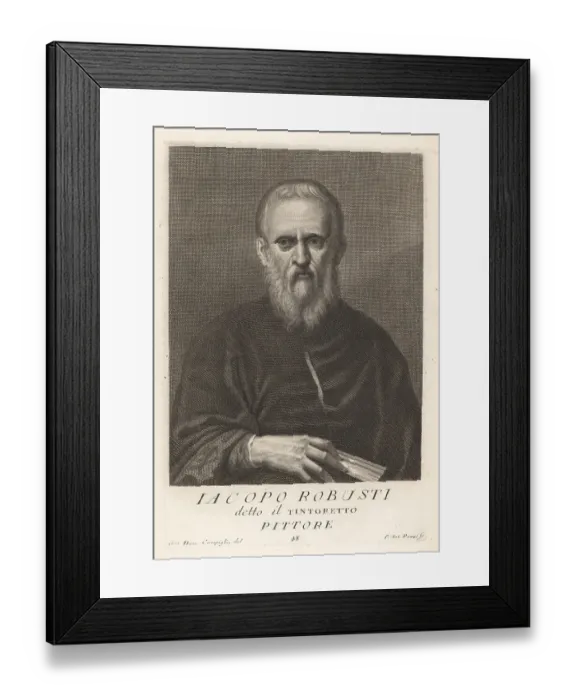 Framed Print : Il Tintoretto, Italian painter of the Venetian school, 1518-1594 Framed Print : Il Tintoretto, Italian painter of the Venetian school, 1518-1594
