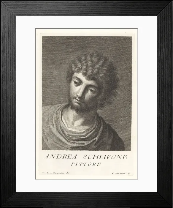 Framed Print : Andrea Meldolla, Italian Renaissance painter and etcher, c.1510 Framed Print : Andrea Meldolla, Italian Renaissance painter and etcher, c.1510