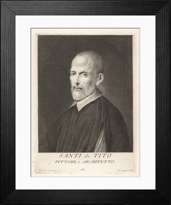 Framed Print : Santi di Tito, Italian Counter-Mannerist painter, 1536-1603 Framed Print : Santi di Tito, Italian Counter-Mannerist painter, 1536-1603