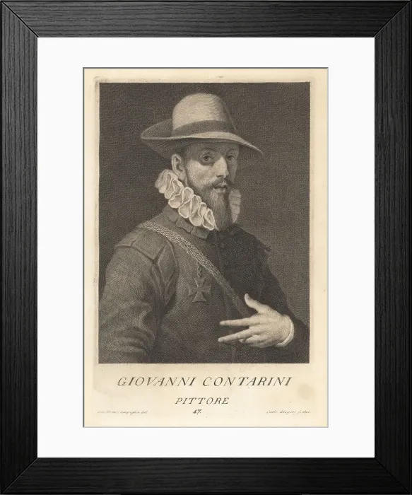 Framed Print : Giovanni Contarini, Italian painter of the late Renaissance, 154 Framed Print : Giovanni Contarini, Italian painter of the late Renaissance, 154