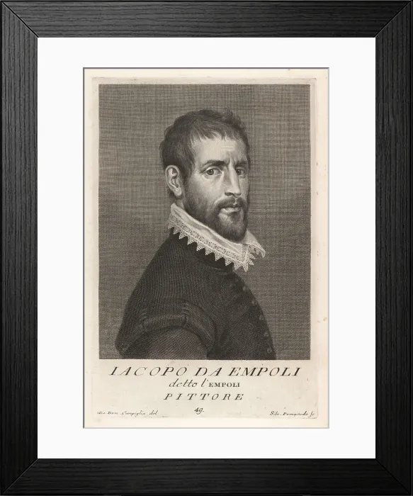 Framed Print : Jacopo da Empoli, Italian Florentine painter, 1554-1640 Framed Print : Jacopo da Empoli, Italian Florentine painter, 1554-1640