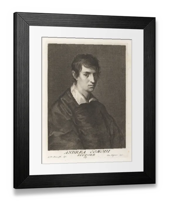 Framed Print : Andrea Commodi, Italian painter of the early-Baroque period, 156 Framed Print : Andrea Commodi, Italian painter of the early-Baroque period, 156