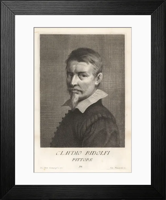 Framed Print : Carlo Ridolfi, Italian art biographer and painter, 1594-1658 Framed Print : Carlo Ridolfi, Italian art biographer and painter, 1594-1658