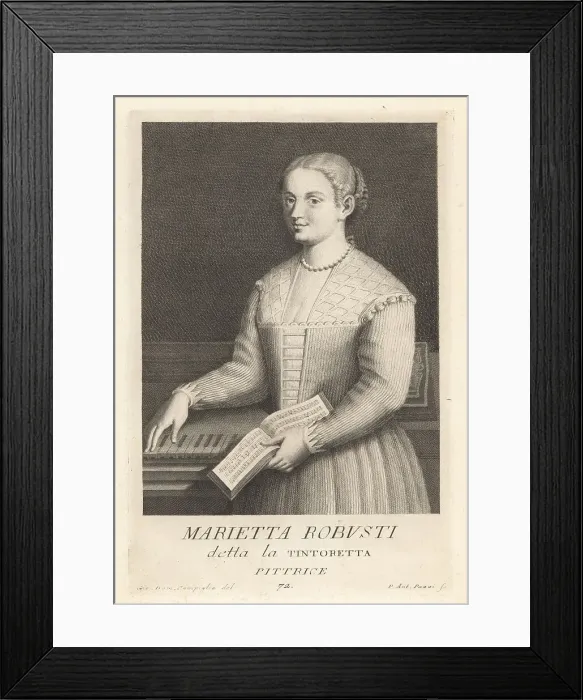 Framed Print : Marietta Robusti, Venetian painter of the Renaissance period, 15 Framed Print : Marietta Robusti, Venetian painter of the Renaissance period, 15