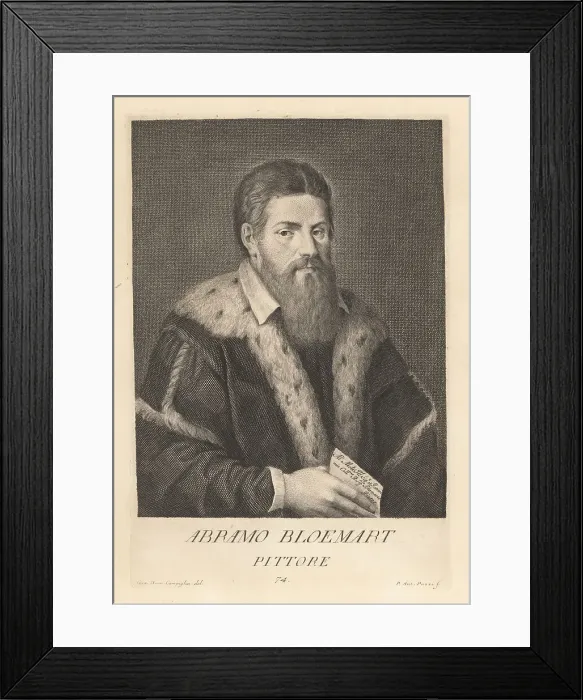 Framed Print : Abraham Bloemaert, Dutch painter and printmaker, 1566-1658 Framed Print : Abraham Bloemaert, Dutch painter and printmaker, 1566-1658