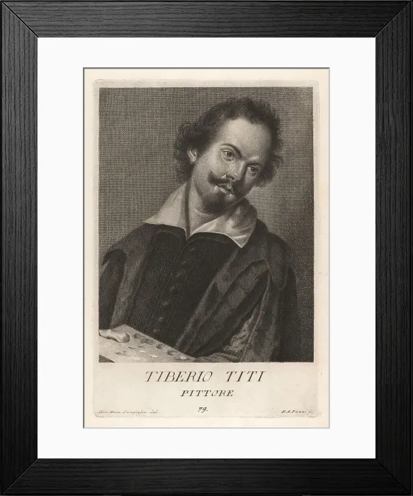 Framed Print : Tiberio di Tito, Italian portrait painter, 1573-1627 Framed Print : Tiberio di Tito, Italian portrait painter, 1573-1627