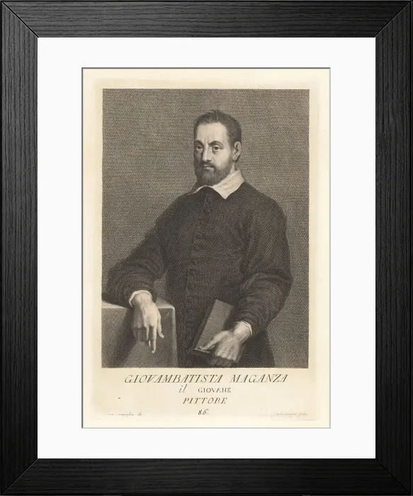 Framed Print : Giovanni Battista Maganza the younger, Italian painter, 1577-161 Framed Print : Giovanni Battista Maganza the younger, Italian painter, 1577-161