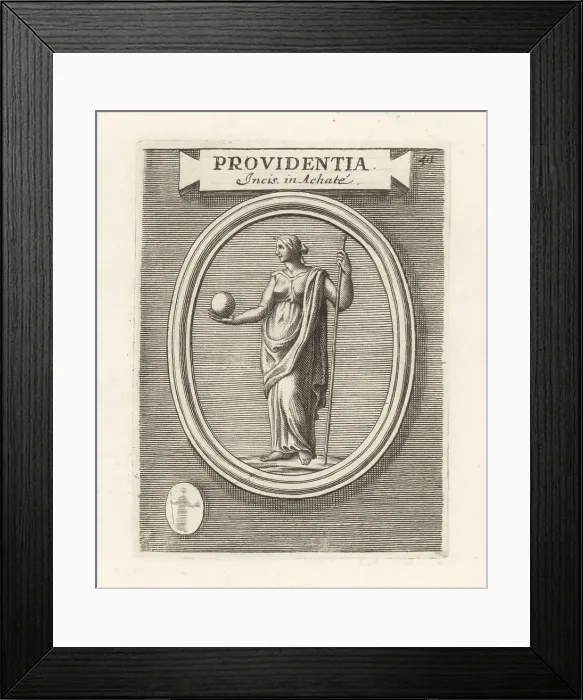 Framed Print : Providentia, Roman divine personification of foresight Framed Print : Providentia, Roman divine personification of foresight