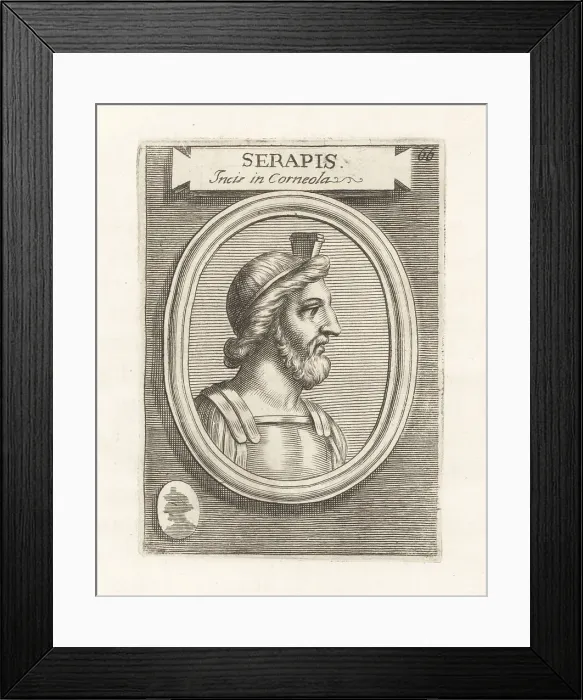 Framed Print : Emperor Julian as Graeco-Egyptian deity Serapis Framed Print : Emperor Julian as Graeco-Egyptian deity Serapis