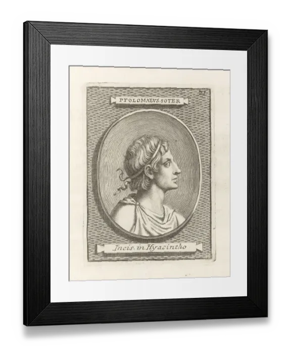 Framed Print : Ptolemy I Soter, Macedonian Greek general, c.367-282 BC Framed Print : Ptolemy I Soter, Macedonian Greek general, c.367-282 BC