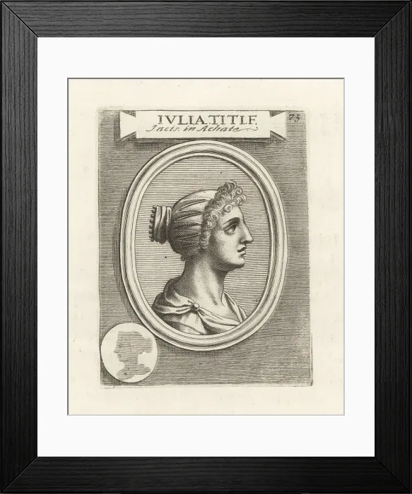 Framed Print : Julia Flavia, daughter of Roman Emperor Titus Framed Print : Julia Flavia, daughter of Roman Emperor Titus