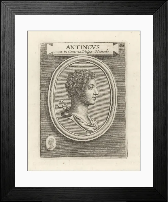 Framed Print : Antinous, lover of the Roman Emperor Hadrian Framed Print : Antinous, lover of the Roman Emperor Hadrian